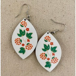 Earrings wooden- Kalina