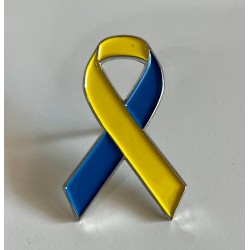 Pin Ukrainian ribbon