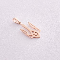 Gold pendant  ''Trident''