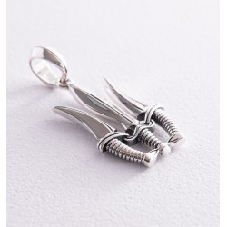 Silver Pendant "Trident"