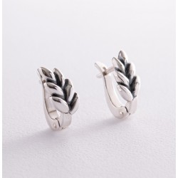 Silver Earrings "Kolosok"