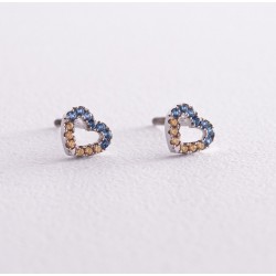 Silver Earrings "Hearts"