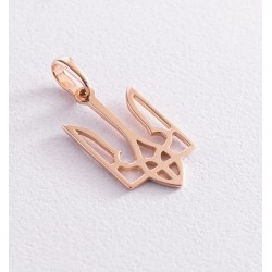 Gold pendant "Trident"