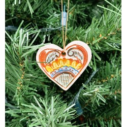 Kosiv ceramic ''Heart"