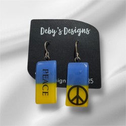 Glass earrings 2