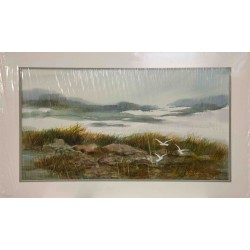 Ocean Shore Line (Matted...